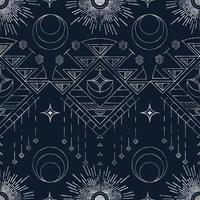 drucken einheimisch Muster ethnisch Muster indisch aztekisch Stammes- geometrisch Mexikaner Ornament Textil- Stoff Grafik Teppich Volk Motiv afrikanisch Zier Stickerei Boho Tradition modisch einheimisch amerikanisch Maya vektor