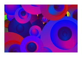 modern minimal Hintergrund Vektor Design. futuristisch Gradient. Neon- Welle Hintergrund. abstrakt Illustration mit Flüssigkeit Kreise.