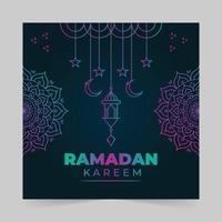 Ramadan kareem Hintergrund Design zum Sozial Medien Post und Digital Marketing Beförderung Anzeigen Verkauf, Rabatt Netz Banner Vorlage vektor