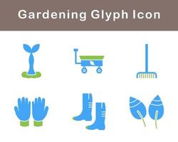 Gartenarbeit Vektor Symbol einstellen