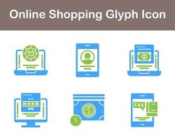 Online-Shopping-Vektor-Icon-Set vektor