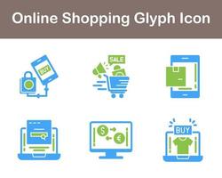 Online-Shopping-Vektor-Icon-Set vektor