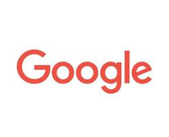 Google Logo Symbol rot Design Vektor Illustration