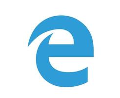 internet explorer browser varumärke logotyp symbol design programvara illustration vektor med svart bakgrund