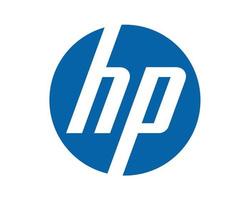 hp Marke Symbol Laptop Logo Design USA Computer Vektor Illustration