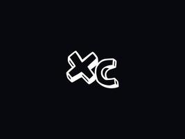 Monogramm xc Logo Brief, minimal xc bunt Logo Design vektor