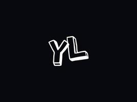 Logo yl Brief Logo, abstrakt yl Logo Symbol zum Geschäft vektor