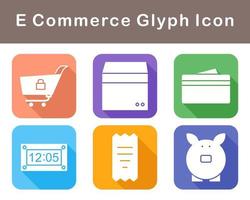 E-Commerce-Vektor-Icon-Set vektor