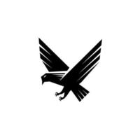 Falke Adler Vogel Logo Vorlage Vektor Symbol Illustration Design