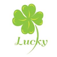 hand skissat irländsk firande design. st. Patricks dag hälsning kort. Semester tecken och klöver blad på vit bakgrund vektor