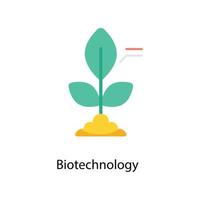 Biotechnologie Vektor eben Symbole. einfach Lager Illustration Lager