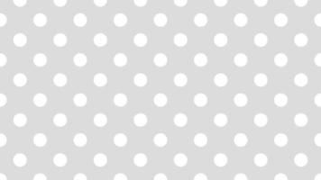 Weiß Farbe Polka Punkte Über Gainsboro grau Hintergrund vektor