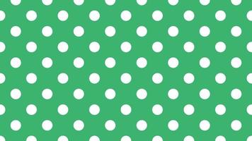 Weiß Farbe Polka Punkte Über Mittel Meer Grün Hintergrund vektor