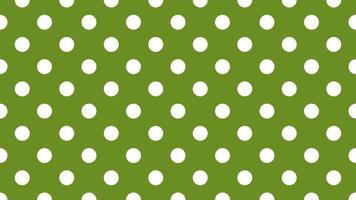 Weiß Farbe Polka Punkte Über Olive eintönig Grün Hintergrund vektor