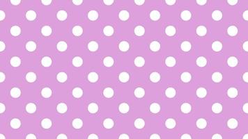 Weiß Farbe Polka Punkte Über Pflaume lila Hintergrund vektor