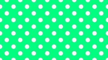 vit Färg polka prickar över vår grön bakgrund vektor