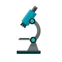 Mikroskop Vektor Illustration im eben Stil