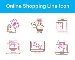 Online-Shopping-Vektor-Icon-Set vektor