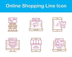 Online-Shopping-Vektor-Icon-Set vektor