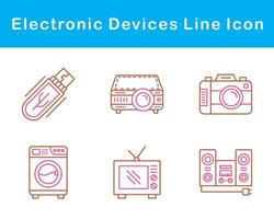 elektronisch Geräte Vektor Symbol einstellen