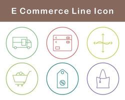 E-Commerce-Vektor-Icon-Set vektor