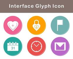 gränssnitt vektor ikon uppsättning
