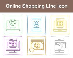 Online-Shopping-Vektor-Icon-Set vektor