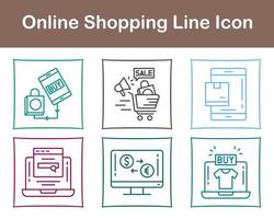 Online-Shopping-Vektor-Icon-Set vektor