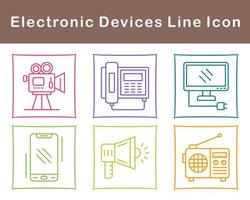elektronisch Geräte Vektor Symbol einstellen