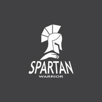 spartansk logotyp vektor sparta logotyp vektor spartansk hjälm logotyp mall ikon symbol