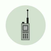 mobil walkie prat vektor illustration för grafisk design och dekorativ element