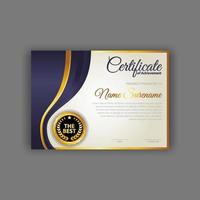 certifikatmall design vektor