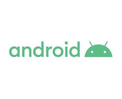android logotyp ikon symbol med namn grön design rörelse systemet programvara telefon vektor illustration