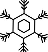 Schneeflocke Symbol Vektor. Illustration von Schneeflocke vektor