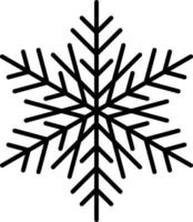 Schneeflocke Symbol Vektor. Illustration von Schneeflocke vektor