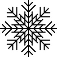 Schneeflocke Symbol Vektor. Illustration von Schneeflocke vektor