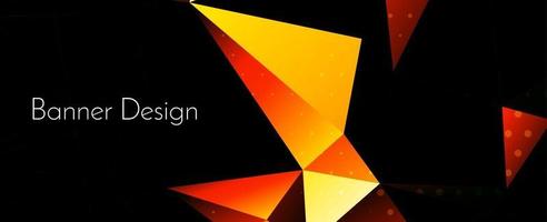 abstrakte elegante geometrische dekorative Design Banner Hintergrund vektor