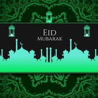 abstrakter heiliger eleganter dekorativer Hintergrund für eid mubarak Vektor