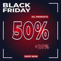 Black Friday Sale Promotion Banner Vorlage mit Sale Label Symbol vektor