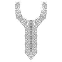 textil- tyg nacke design, mönster traditionell, blommig halsband broderi design för mode kvinnor Kläder urringning design för textil- skriva ut. vektor