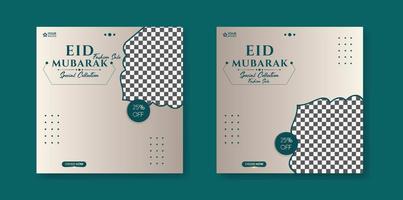 eid mode försäljning baner och ramadan försäljning baner, social media posta mall, ramadan kareem tema fyrkant flygblad, stor försäljning bunt eid annonser posta, hälsning kort islamic bakgrund design, och islamic händelse vektor