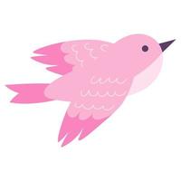 en färgrik vår fågel. vektor illustration.
