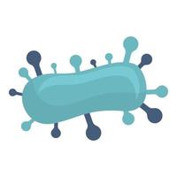 Mandelentzündung Bakterien Symbol Karikatur Vektor. Hygiene Entzündung vektor