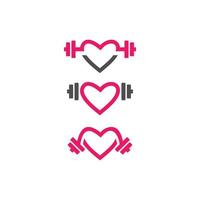 Fitness Liebe eben Logo vektor