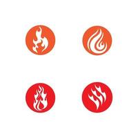 eld flamma vektor illustration design mall bild