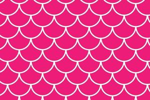 abstrakt vit sjöjungfru skala på rosa bakgrund mönster design. vektor