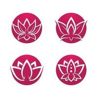 Beauty Lotus Logo Bilder vektor