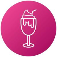 Smoothie-Icon-Stil vektor