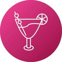 Cocktail-Icon-Stil vektor