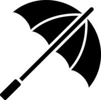 Regenschirm mit Regen Tropfen Symbol Stil vektor